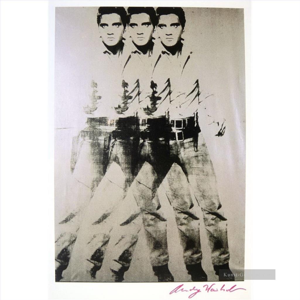 Triple Elvis Andy Warhol Ölgemälde